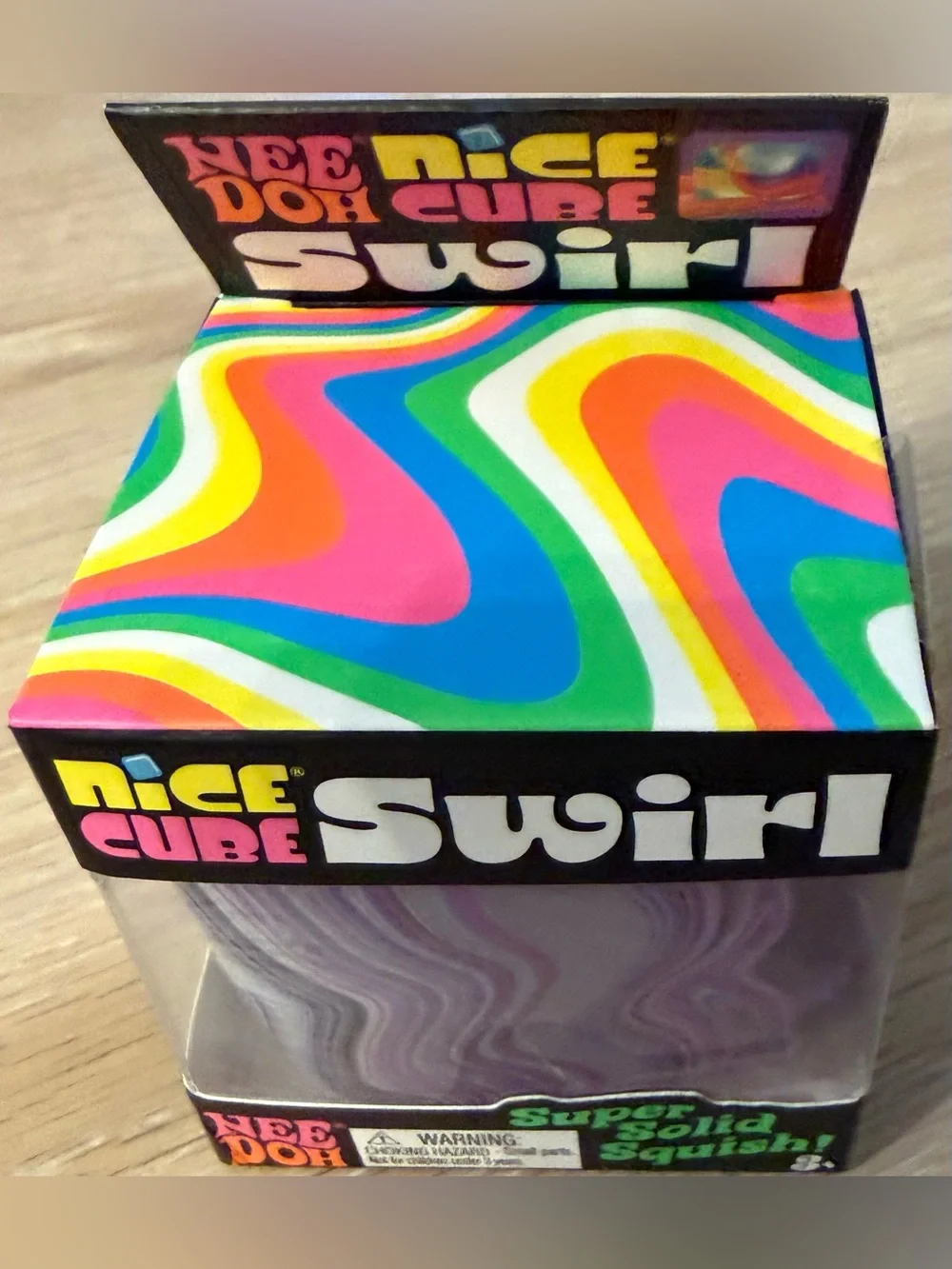 SCHYLLING NEEDOH ORIGINAL NICE CUBE SWIRL SUPER SOLID SQUISH TOY TRENDING NIB